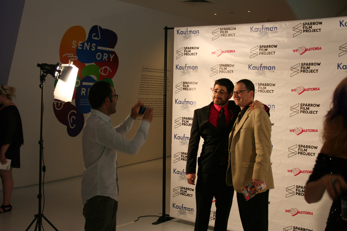 Sparrow Film Project 12 Gala: Filmmakers taking pictures before the screenings.
