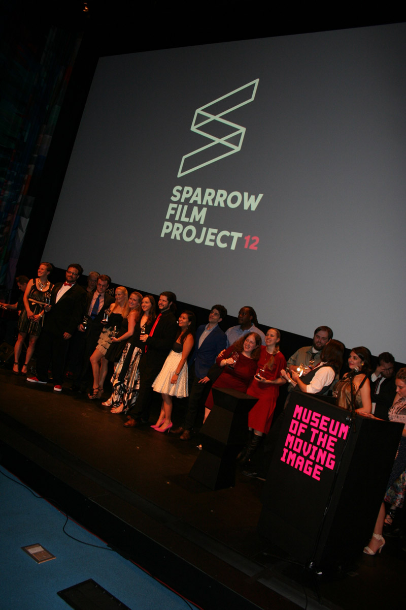 Sparrow Film Project 12 Gala: All of the winners on stage at the end of the awards presentation.