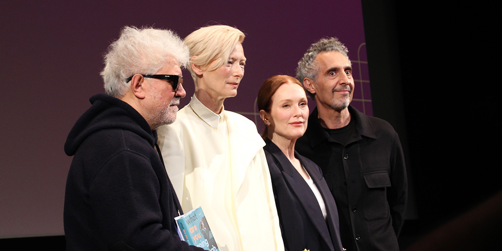 Pedro Almodóvar, Tilda Swinton, Julianne Moore, John Turturro